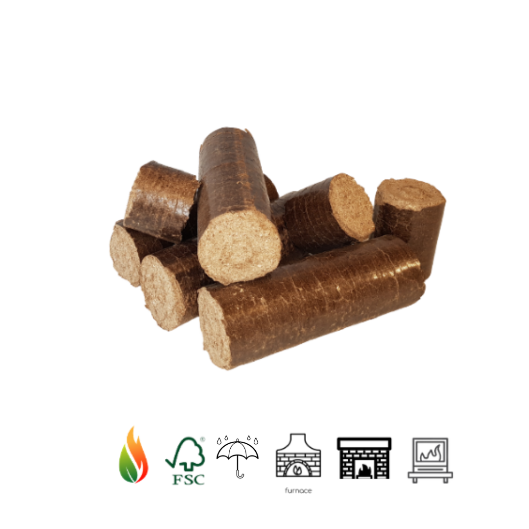 Nestro Oak smokeless Heat logs 3